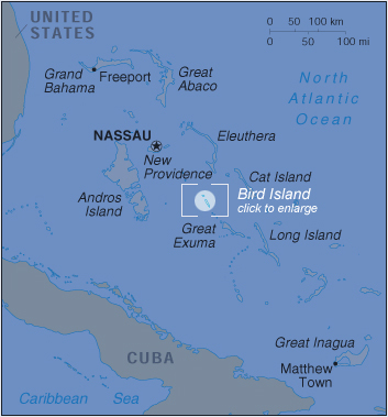 Map of the Exumas